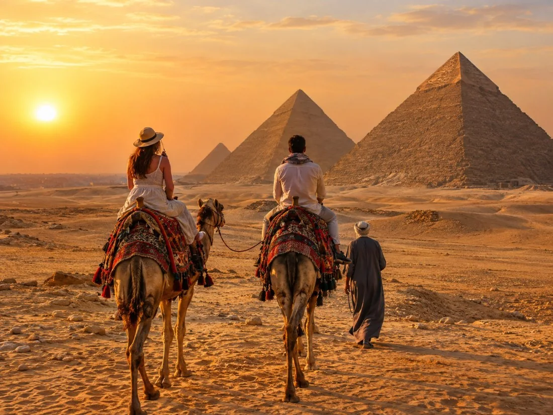 Private Pyramids & Great Sphinx Tour with Camel Ride